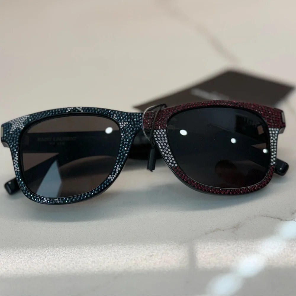 Saint Laurent Crystal Sunglasses - Picture 3 of 8